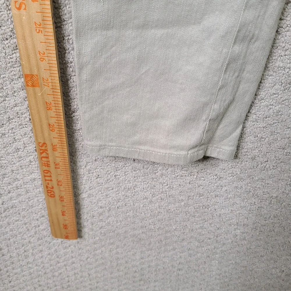 Banana Republic Pants Mens 33x30 Beige Slim Fit Linen Blend 5 Pocket Chino